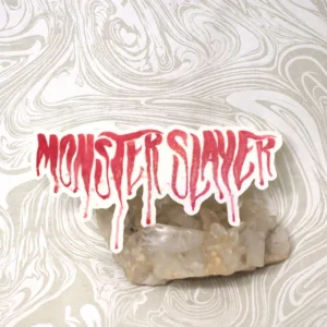 Monsterslayer Title Sticker
